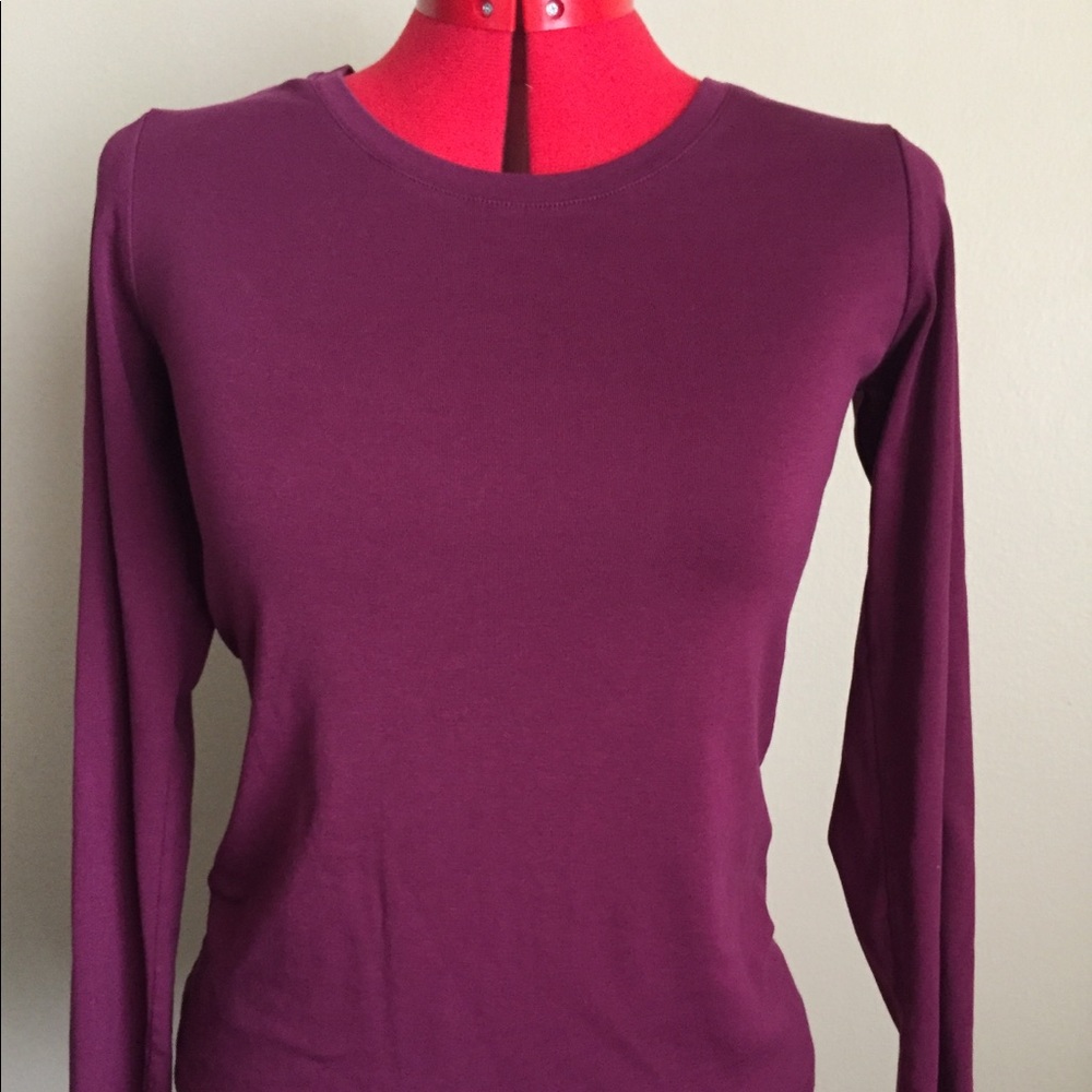 Magenta Long-Sleeved Tee